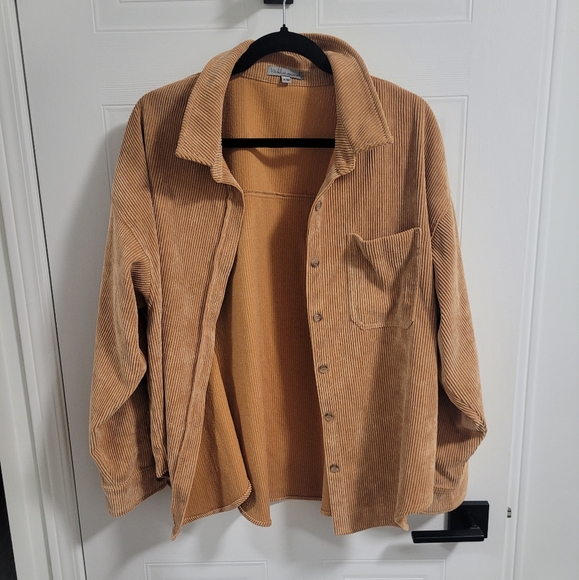 Tan Corduroy Jacket - Picture 1 of 2